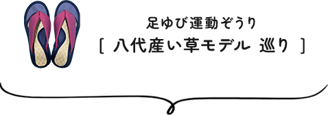 足ゆび運動ぞうり 八代産い草モデル 巡り