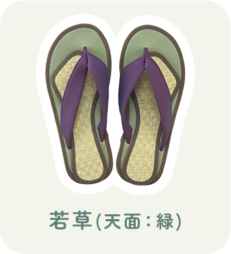 八代産い草モデル＋プラス 若草(天面:緑)