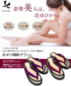 足ゆび運動ぞうり あけぼのモデル