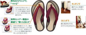 足ゆび運動ぞうり あけぼのモデル