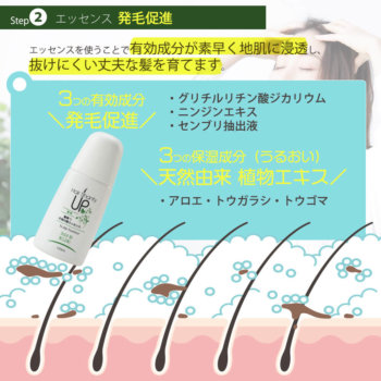 ヘアシャンティアップ【医薬部外品 薬用】髪育つ 大地の恵エッセンス